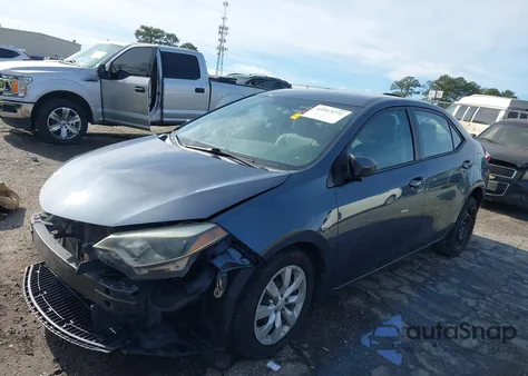 2015 Toyota Corolla Le from USA, damaged, VIN 2T1BURHE6FC355609